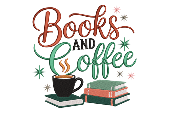 Books and Coffee: A Designer's Take on Cozy Stitching