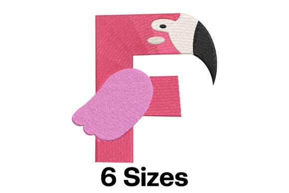 Funny Flamingo Letter F: A Playful Embroidery Review