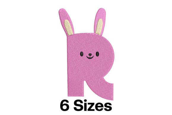 Funny Rabbit Alphabet Letter R Review for Craft Fairs