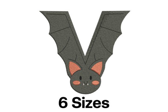 Funny Vampire Bat Alphabet Letter V Review