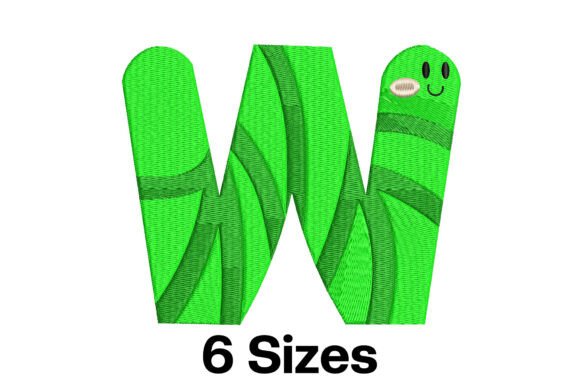 Funny Worm Alphabet Letter W Review for Boutique Apparel