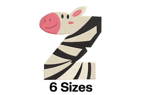 Funny Zebra Alphabet Letter Z Review for Craft Fairs