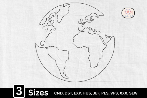 Review: Minimal World Map Line Art Earth Globe for Boutiques