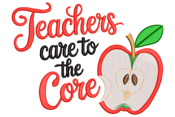 Teachers Care: A Charming School-Themed Embroidery Review